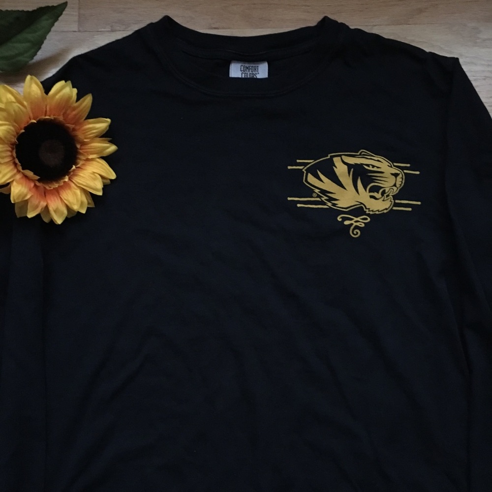 Mizzou Tigers Black Long Sleeve Tee